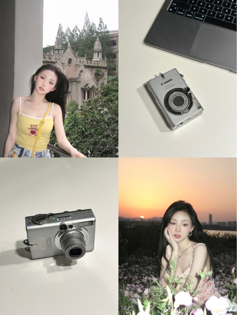 Canon Ixus 400 (card reader,SD memory card,charger), Photography