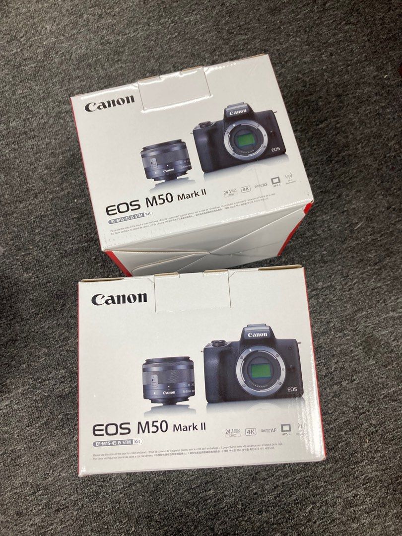 Canon m50 mark ii with 1545mm is stm lens brandnew and original