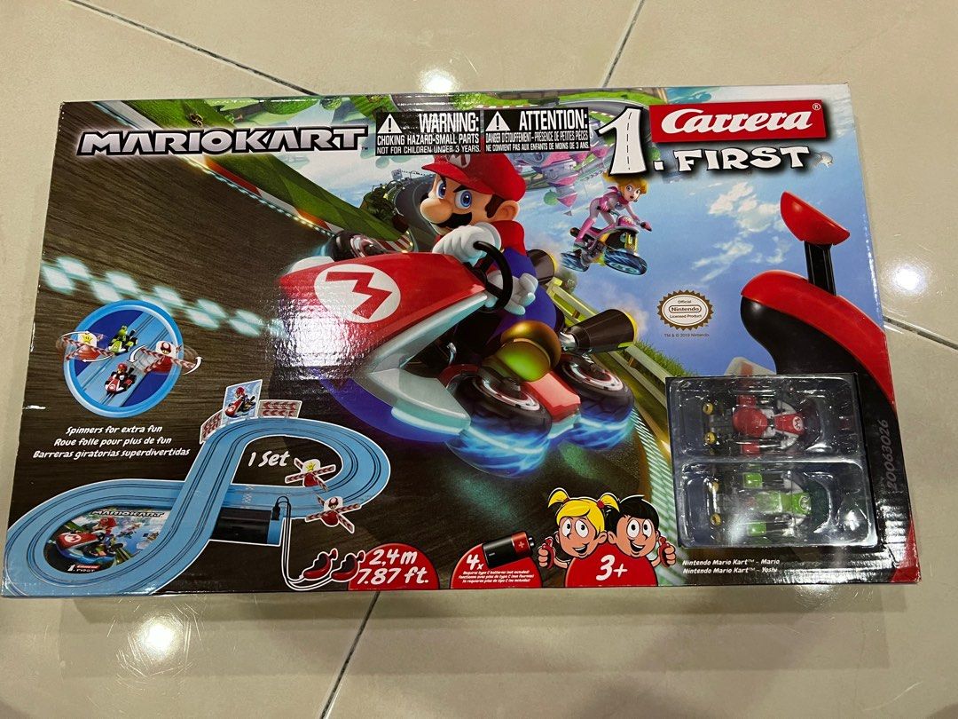 Carrera first nintendo mario kart slot car online race track