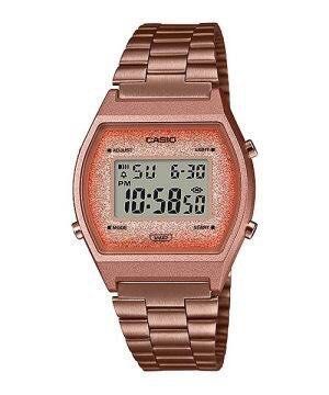 Retro Casio Watch VINTAGE EDGY B640WC 5A Bronze Led Light Alarm