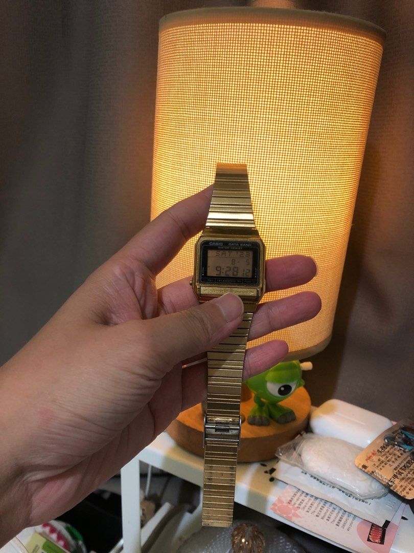 Casio watches gold color new arrivals