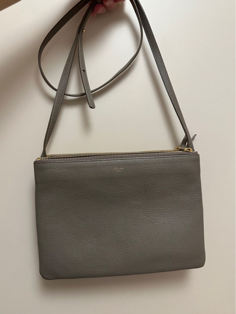 Celine trio taupe shop