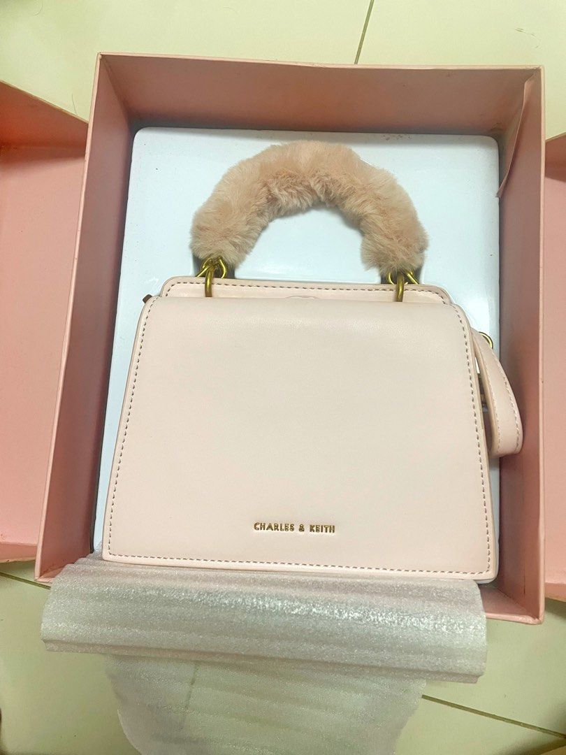 Charles and keith fluffy bag deals
