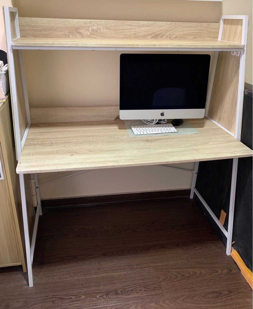Computer Study Table with top shelf Furniture Home Living