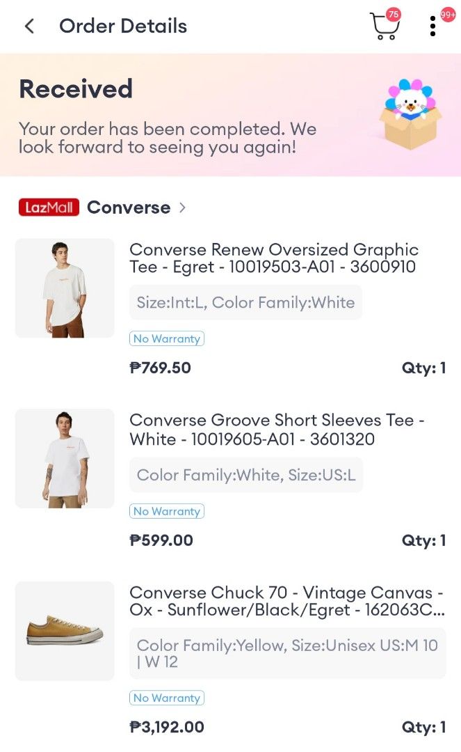 Lazada converse 70s new arrivals
