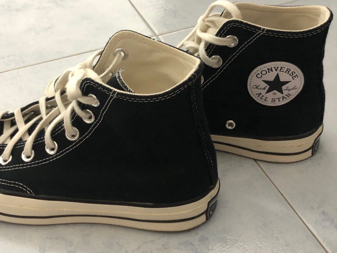 UK6 converse chuck taylor 70s high black Luxury Sneakers