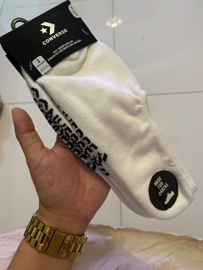 Converse half cushion ultra low socks sales