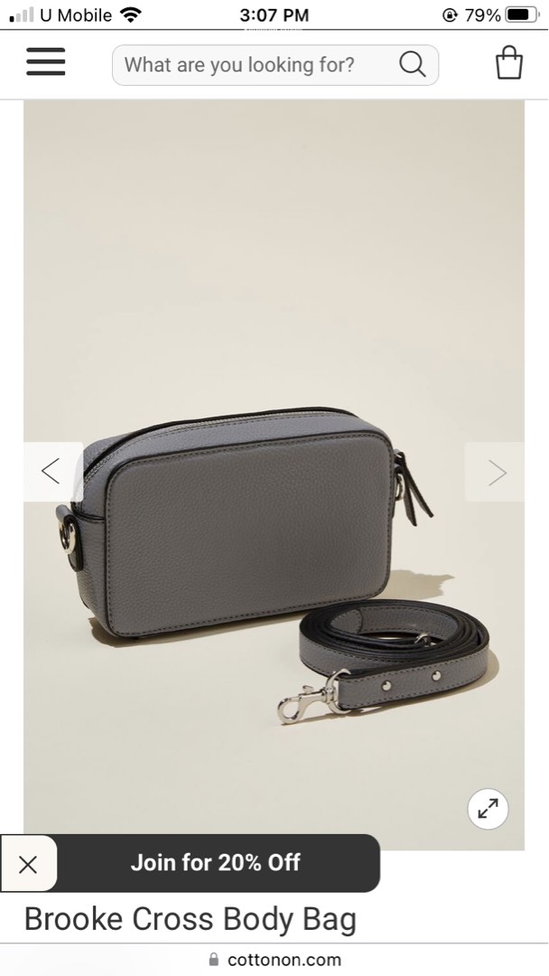 Cotton on sling bag online