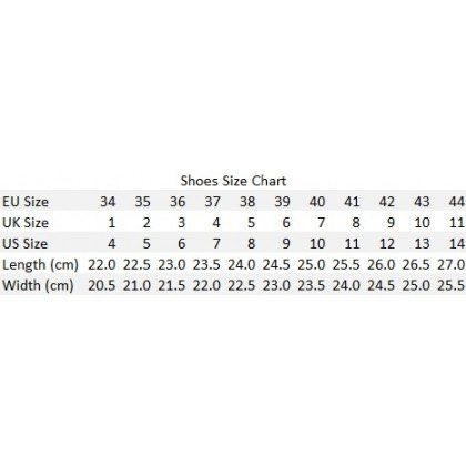 Crocodile shoes shop size chart