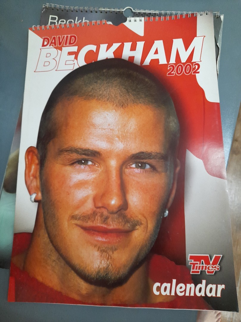 DAVID BECKHAM CALENDAR, Hobbies & Toys, Memorabilia & Collectibles, Fan