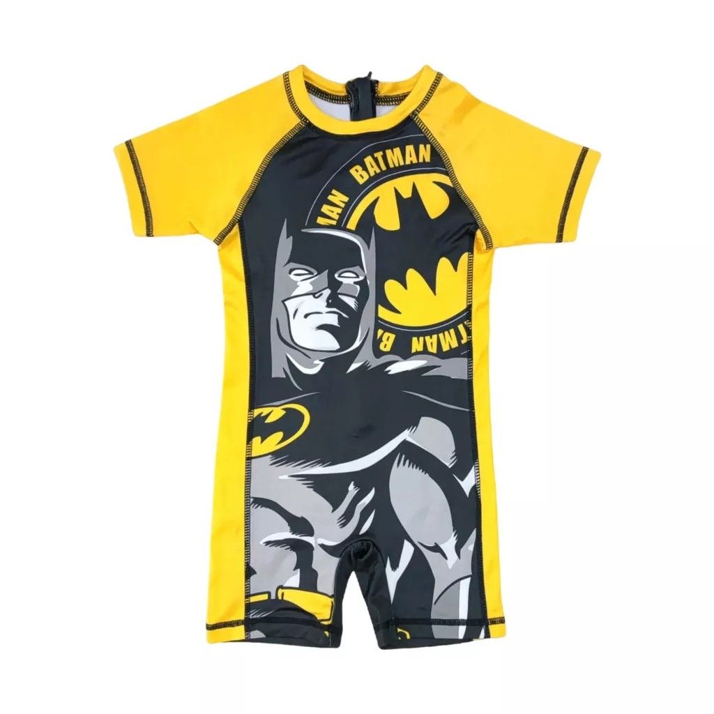 DC BATMAN Boy Swimsuit, Babies & Kids, Babies & Kids Fashion on Carousell