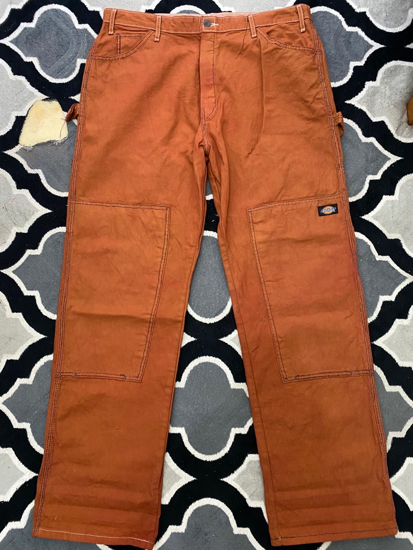 Dickies Utility Painters Double Knee Pants Brown on Carousell