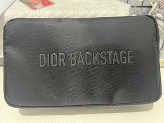 Dior Beauty Makeup Pouch with Brush Holders