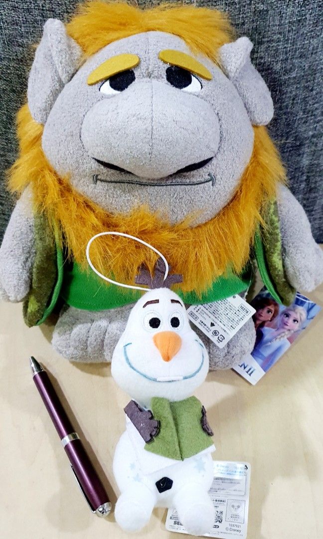 Disney Frozen Trolls And Olaf Plush Pair, Hobbies & Toys, Toys & Games On  Carousell