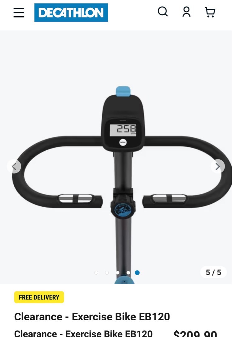domyos exercise bike eb 120