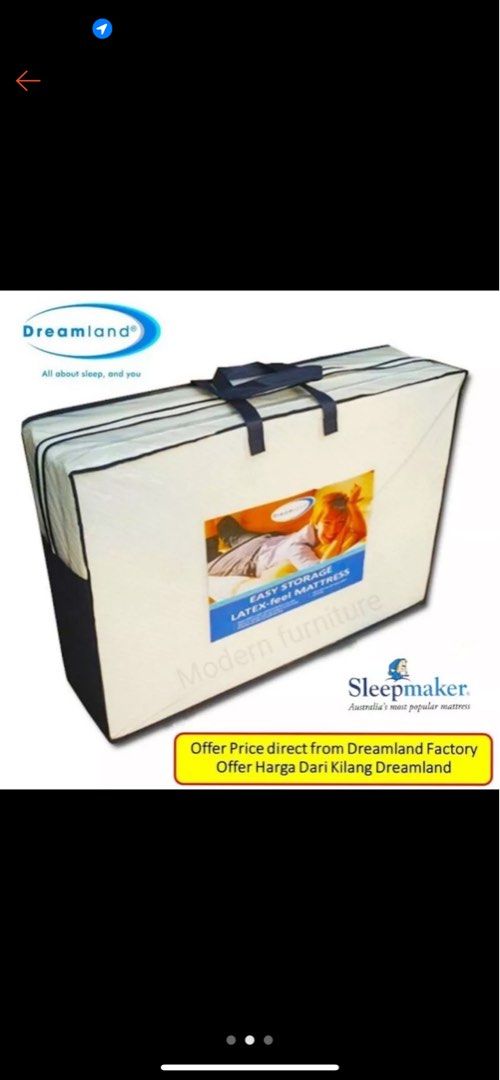 Dreamland 3 ways foldable mattress, Furniture & Home Living, Furniture, Bed Frames & Mattresses