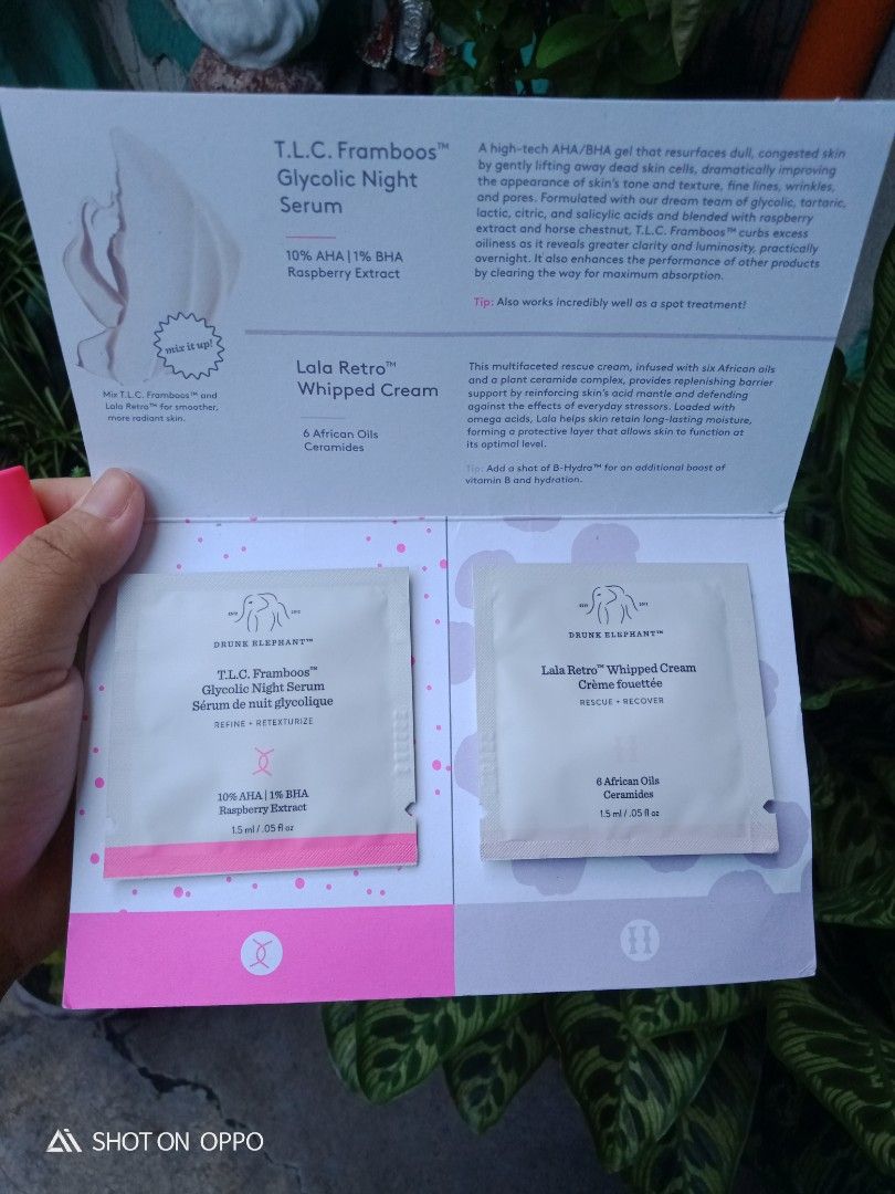 Drunk Elephant samples on Carousell