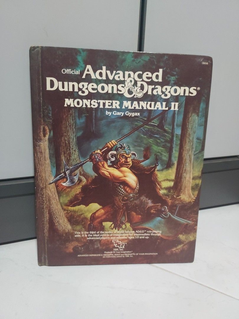 Dungeons & Dragons -Monster Manual II, Hobbies & Toys, Books