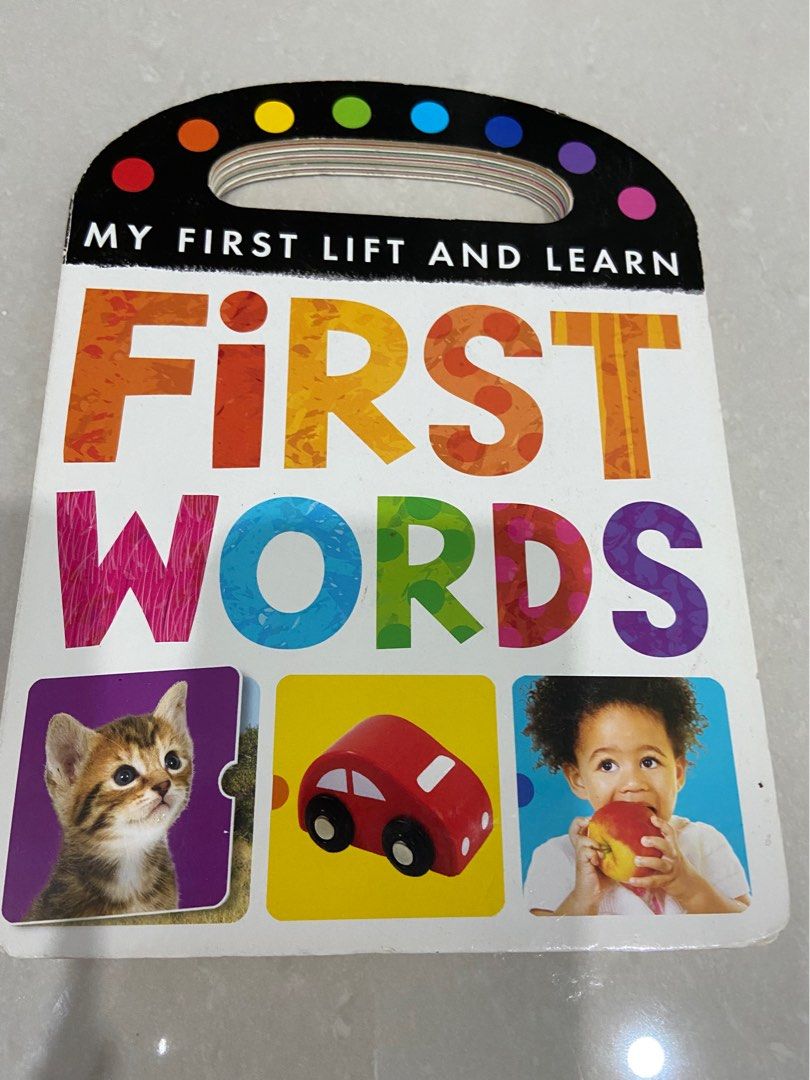 Early education hard cover book first words, Hobbies & Toys, Books