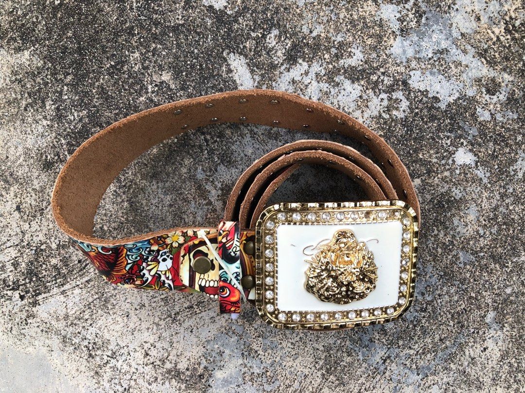 Ed hardy leather belt new arrivals
