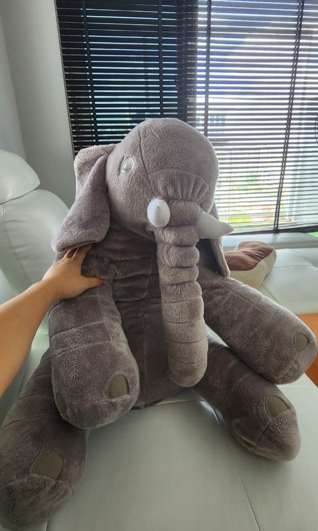 Elephant nursery pillow clearance