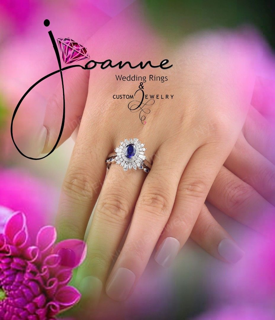 Engagement Ring / Blue Sapphire Ring / Bridal Ring / Promo Price, Women'S  Fashion, Jewelry & Organizers, Rings On Carousell