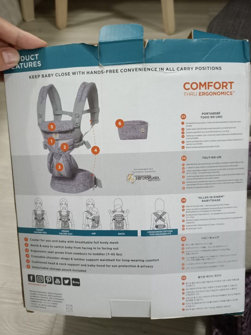 Ergobaby Carrier, Babies & Kids, Going Out, Carriers & Slings on Carousell