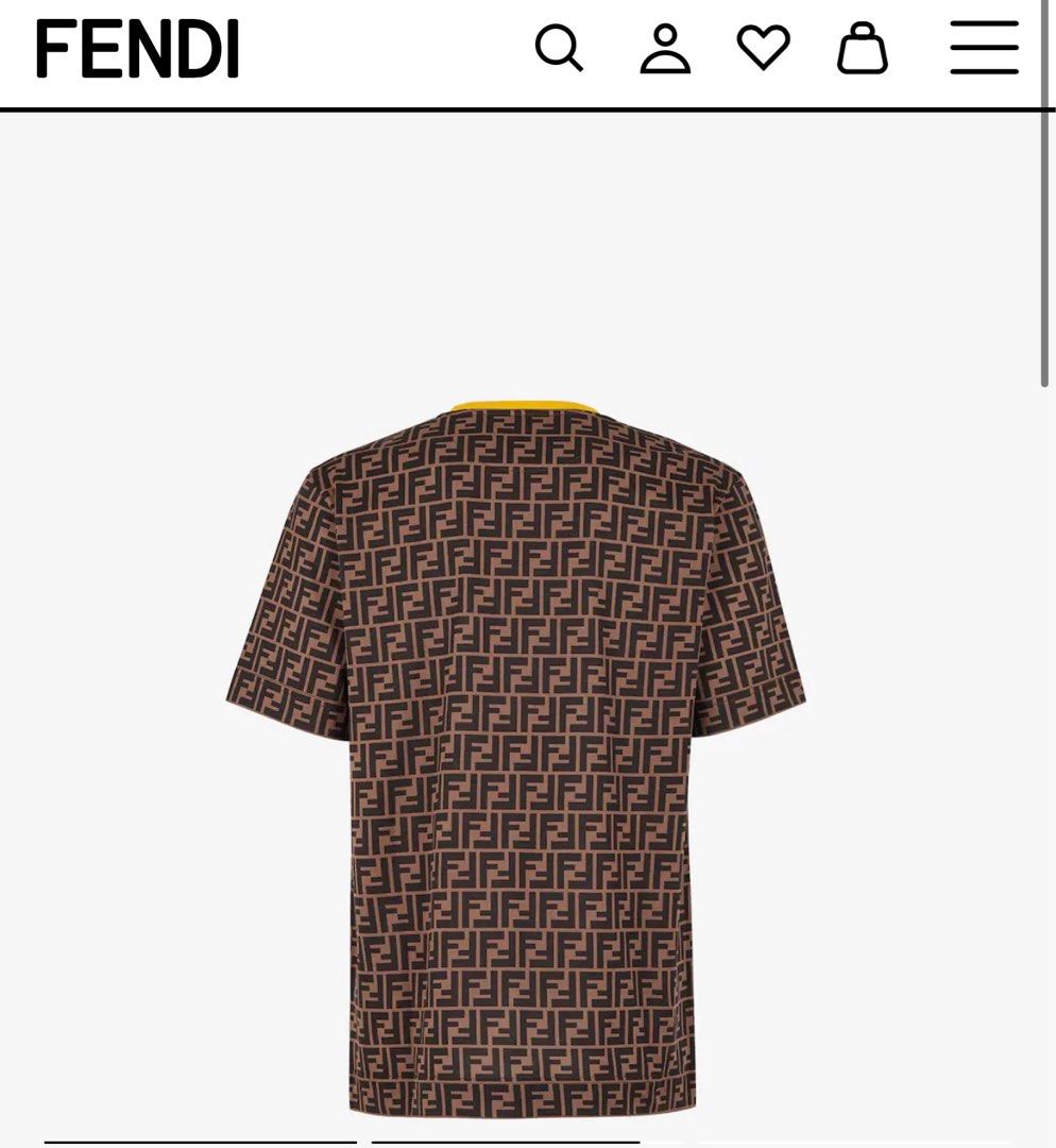 Fendi blouse logo sales