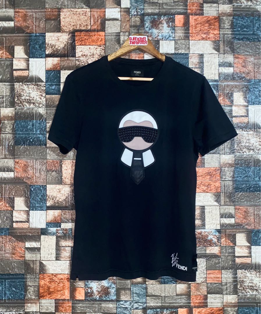Karl lagerfeld t shirt fendi shop