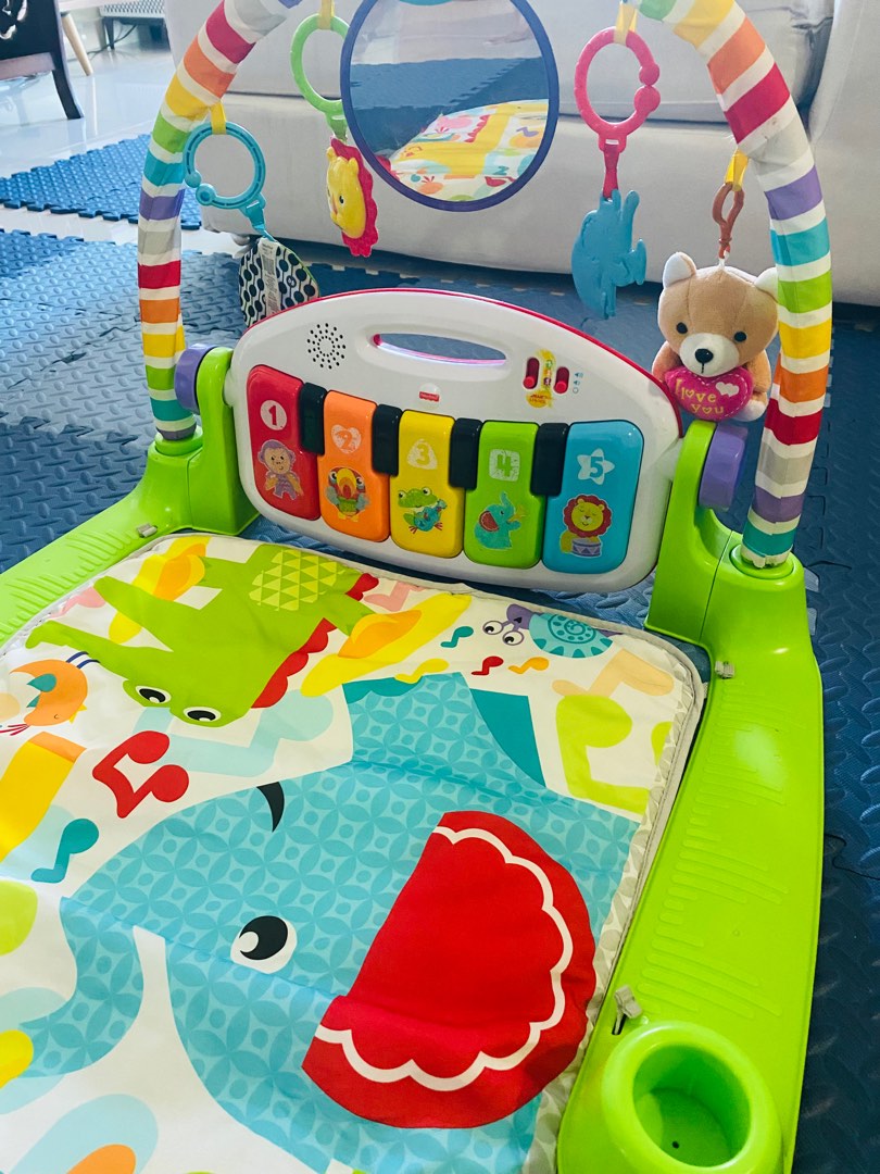 Fisher price kick and play piano gym, Babies & Kids, Infant Playtime