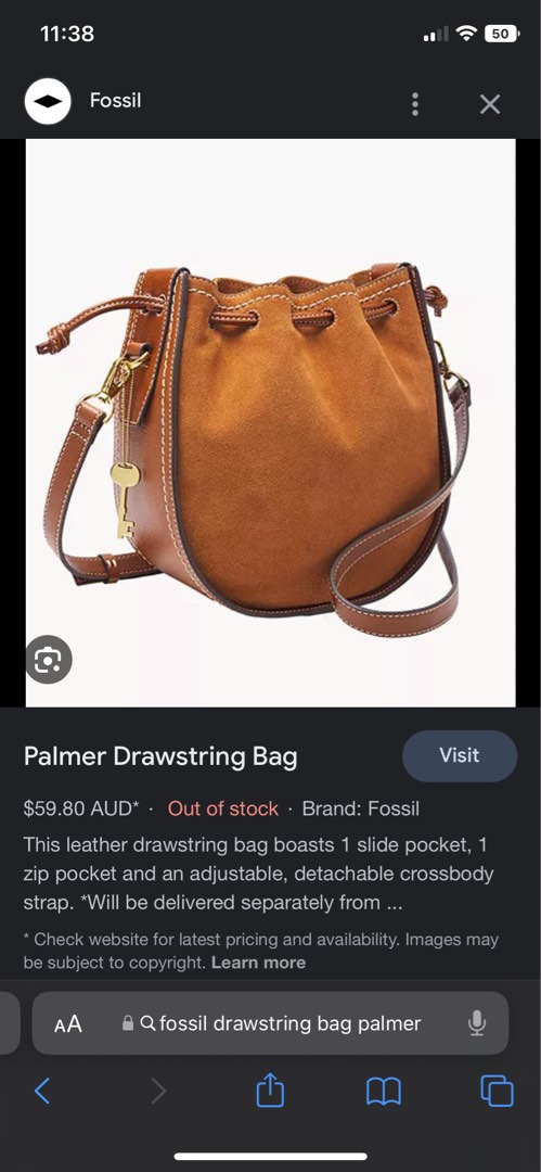 Fossil 2025 palmer drawstring