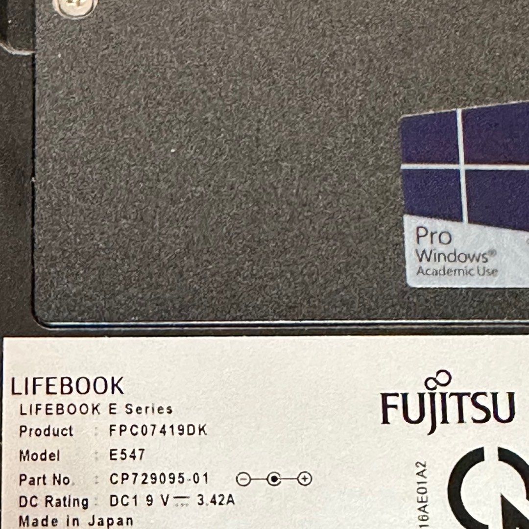Fujitsu laptop lifebook E547, Computers & Tech, Laptops & Notebooks on ...