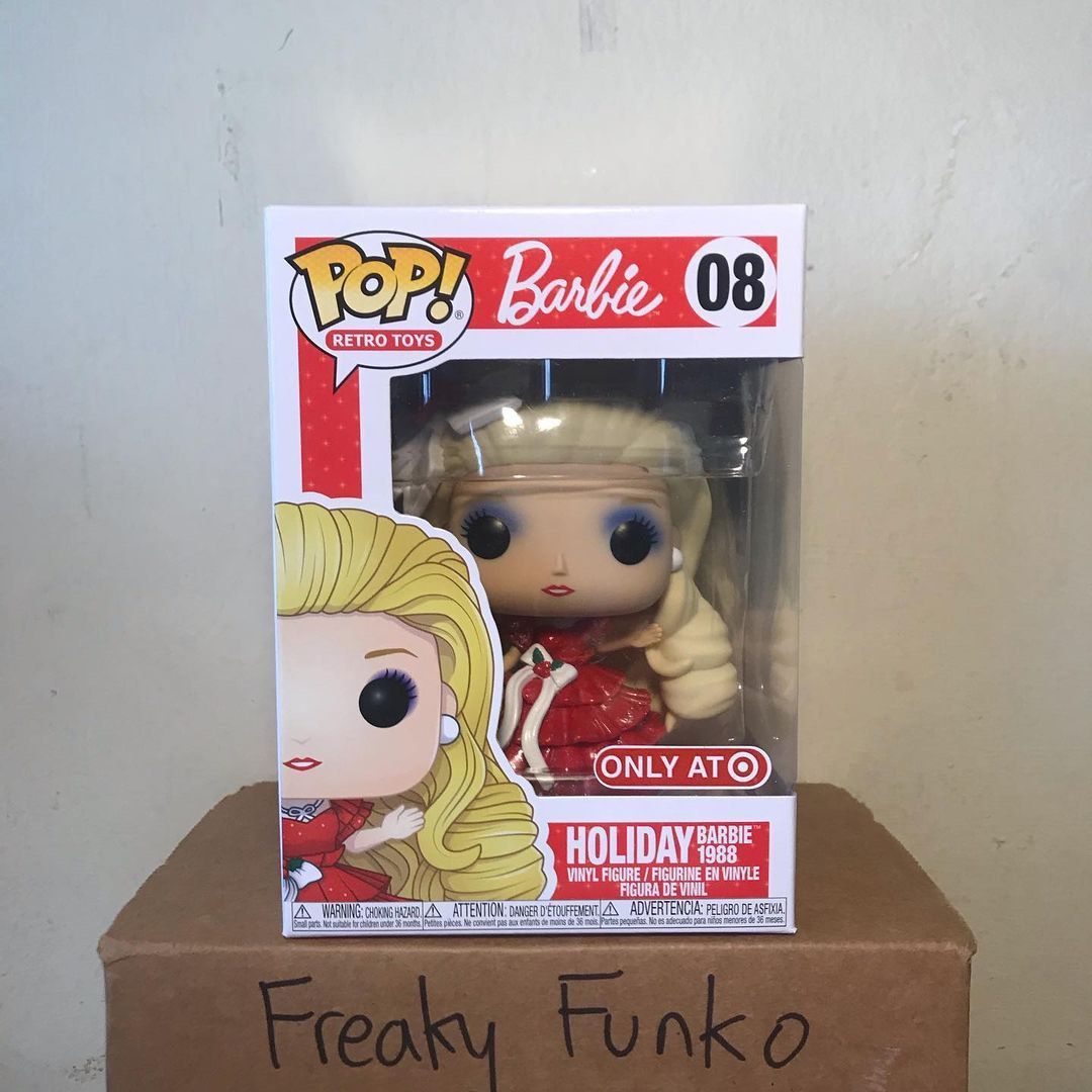 Funko pop Holiday Barbie 1988 1st Happy Holidays Barbie Hobbies Toys Toys Games on Carousell