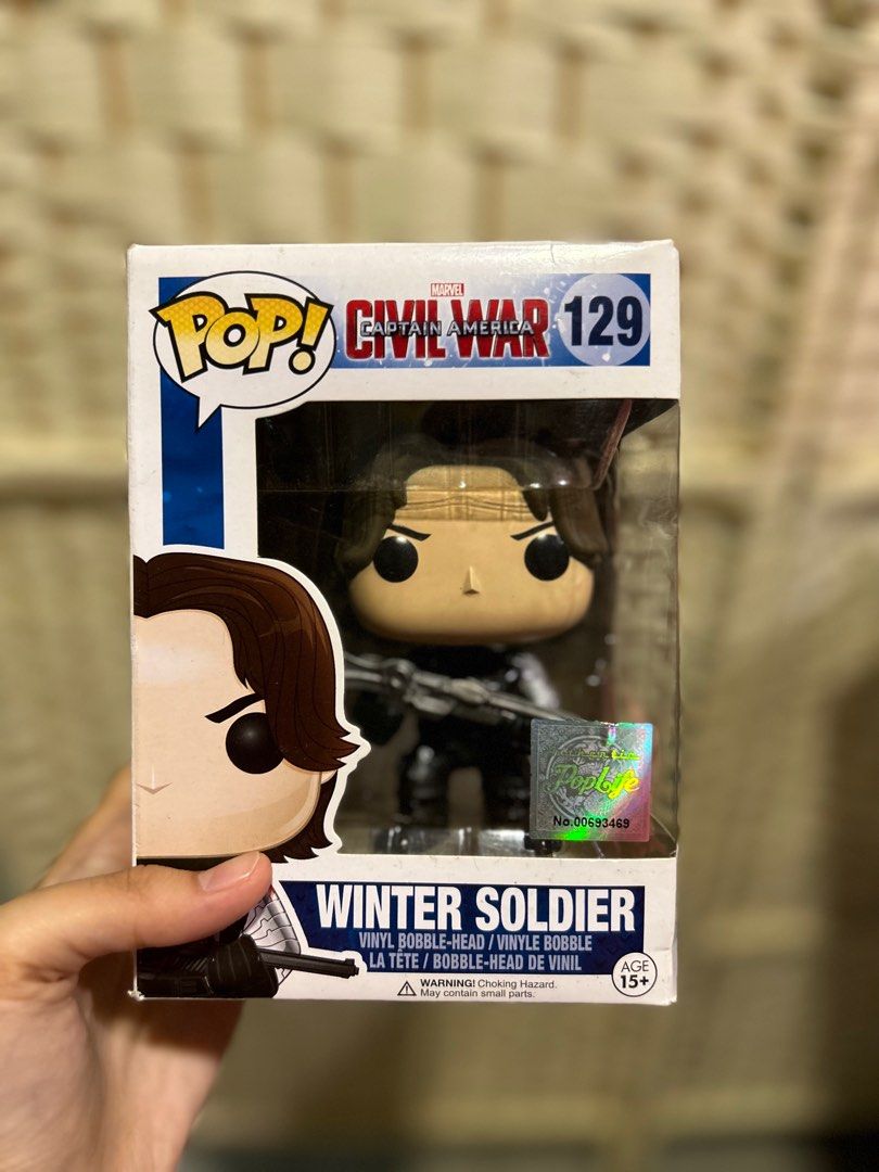 Funko Pop Marvel Civil War Winter Soldier 129 Hobbies Toys