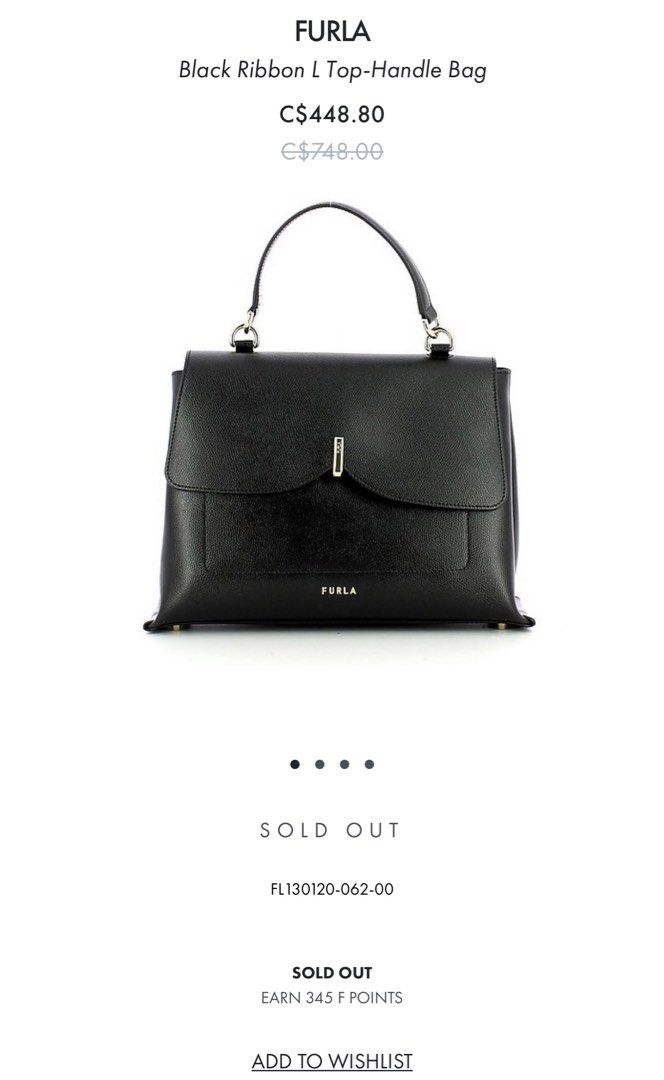 Furla ribbon new arrivals top handle