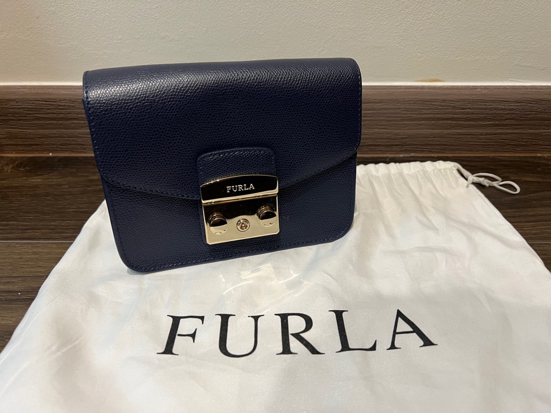 Furla metropolis sale navy