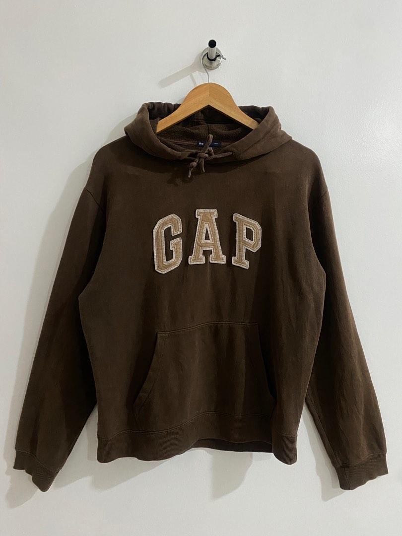Gap Choco Brown Hoodie, Men's Fashion, Tops u0026 Sets, Hoodies on Carousell