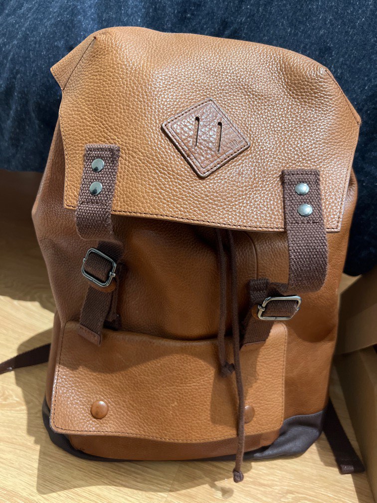 Gap leather backpack best sale