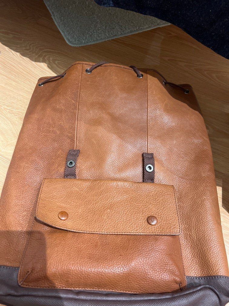 Gap hot sale leather backpack