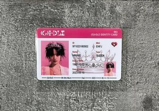 (G)I-DLE 6th Mini Album I feel Minnie ID Photocard