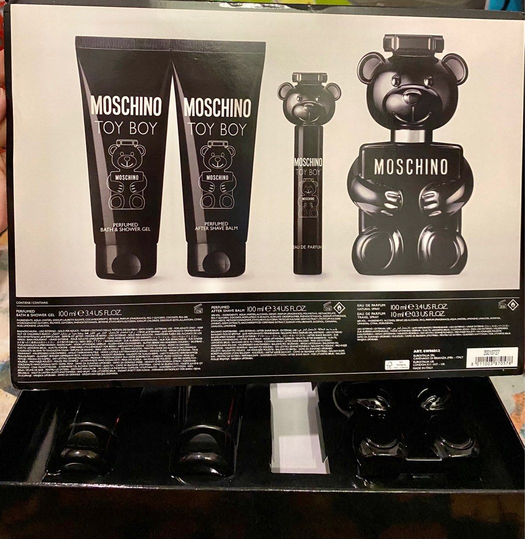 GIFT SET MOSCHINO TOY BOY EDP 100ML SET Beauty Personal Care