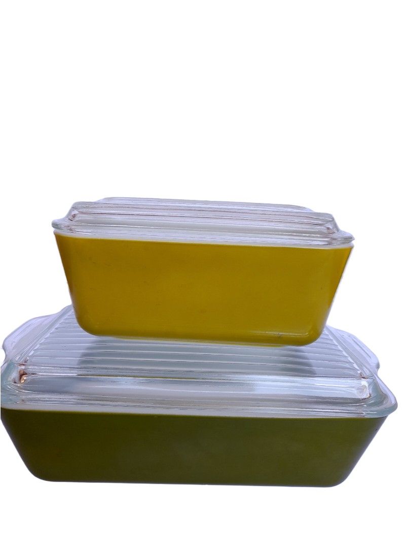 Glass Food Tupperware (Category: Other Kitchenware & Tableware) located in Butuan. Submitted by thriftmamabxu (Listing ID 1247190370, Image 1). Description: Get both for 1,750. Good as food storage and occasional use. No flaws and rarely ever used. Rfs:Need space sa kitchen cabinet MOP: GCash/ Palawan MOD: J&T / LBC Location: Butuan City.