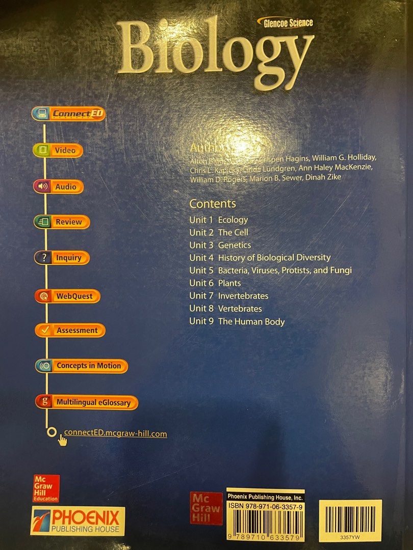 Glencoe Biology (Category: Textbooks) located in Del Monte. Submitted by b_declutter (Listing ID 1247240322, Image 2). Description: .