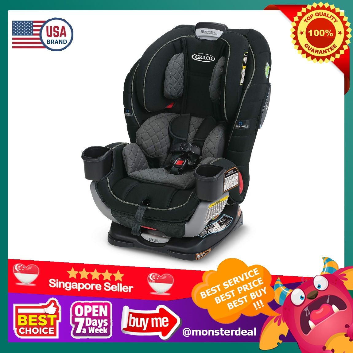 Graco trueshield hot sale