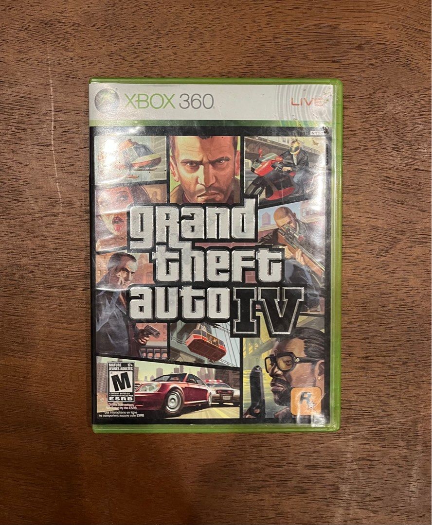 Grand Theft Auto IV (Xbox 360, 2008), Video Gaming, Video Games, Xbox on Carousell