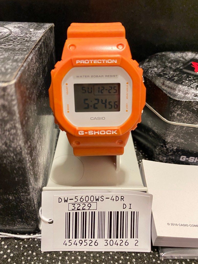 G shock orange colour hot sale