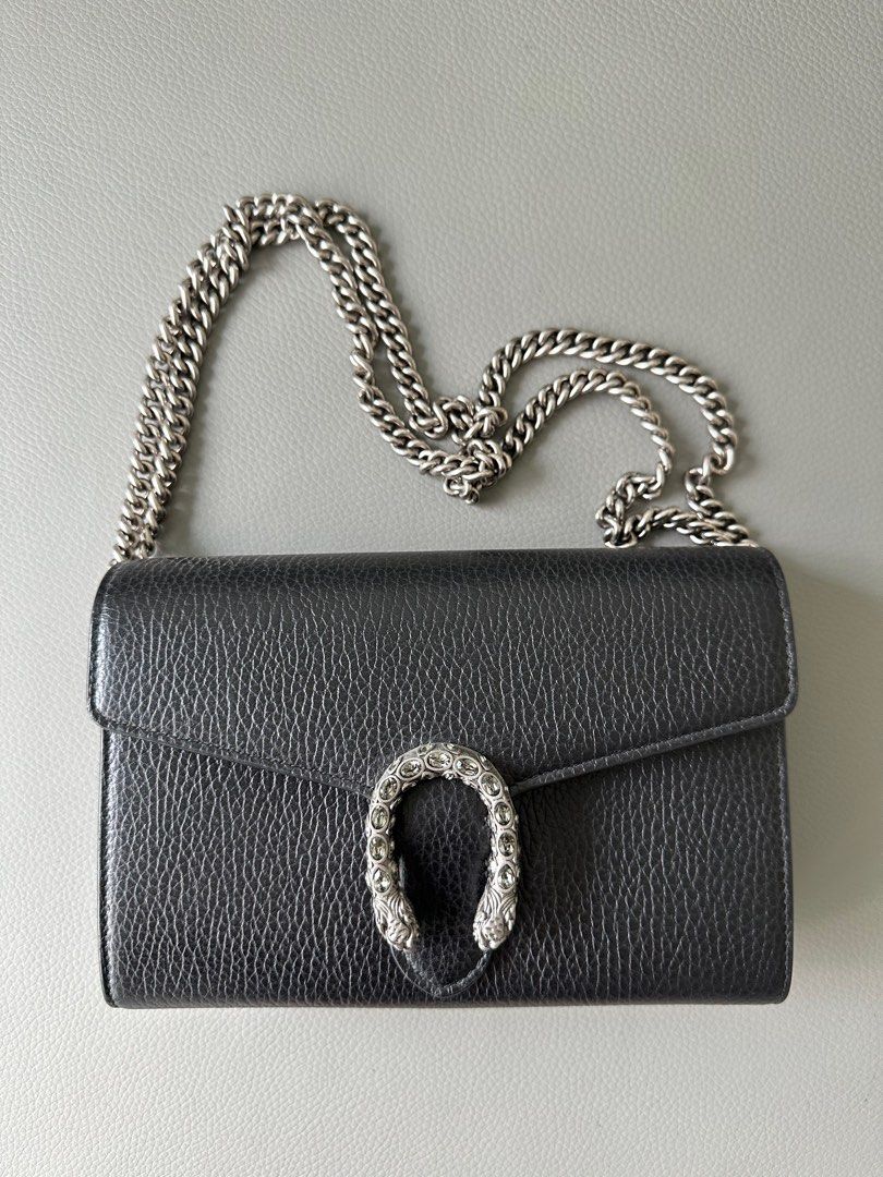 Gucci dionysus black leather new arrivals mini