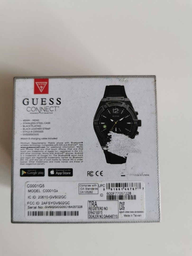 Guess connect powered by martian discount