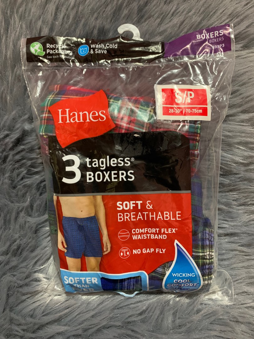 Hanes Boxers 3's, Men's Fashion, Bottoms, Underwear on Carousell