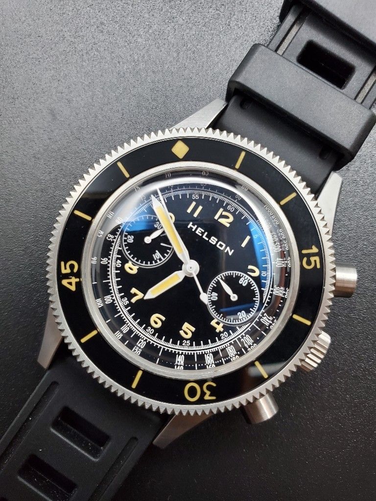 Helson skindiver chrono new arrivals